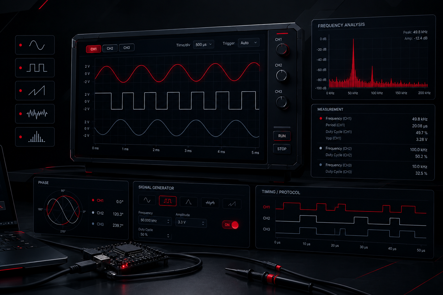 Technical signal and computing equipment